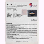 7.27 Ratti Natural Sillimanite Cat's Eye with Govt. Lab certified-(1100)